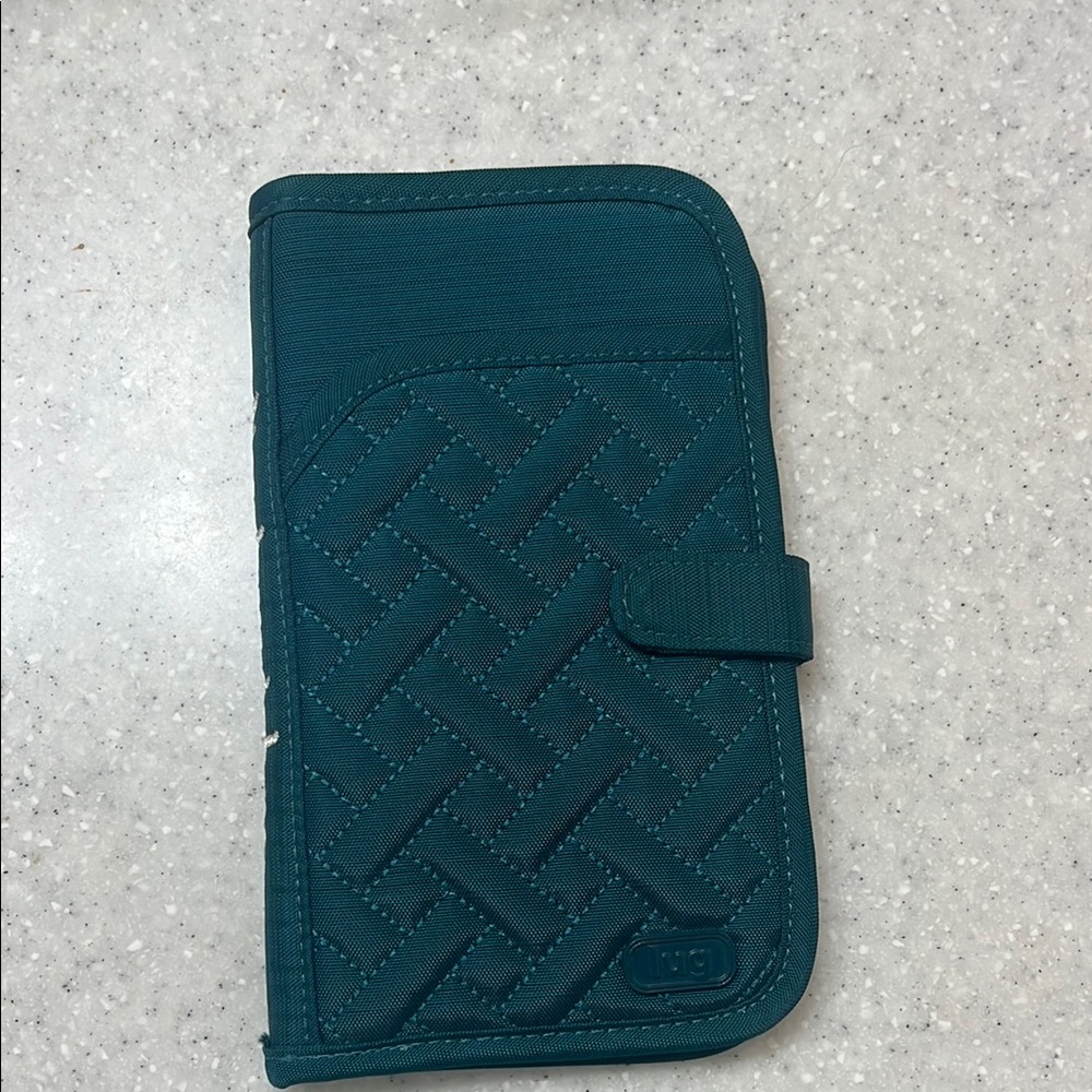 Teal card organizer Lug jandem